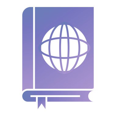 Kitap ikonu, vektör illüstrasyonu. düz tasarım biçimi