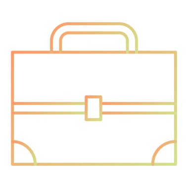 evrak çantası ikonu vektör illüstrasyonu