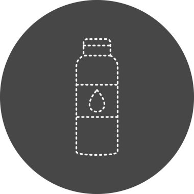 bottle. web color icon simple illustration