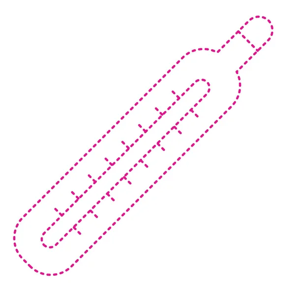 Syringe Lines Dots Vector Illustration — Wektor stockowy