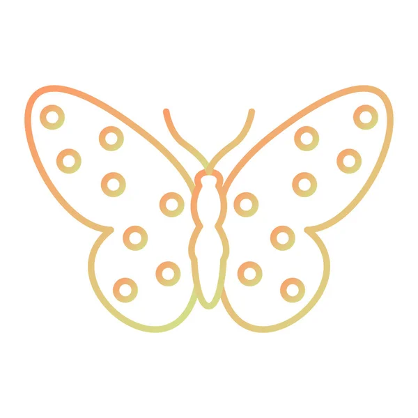 Butterfly Icon Vector Illustration — Stock Vector