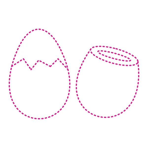 Easter Eggs Decoration Vector Illustration — стоковый вектор