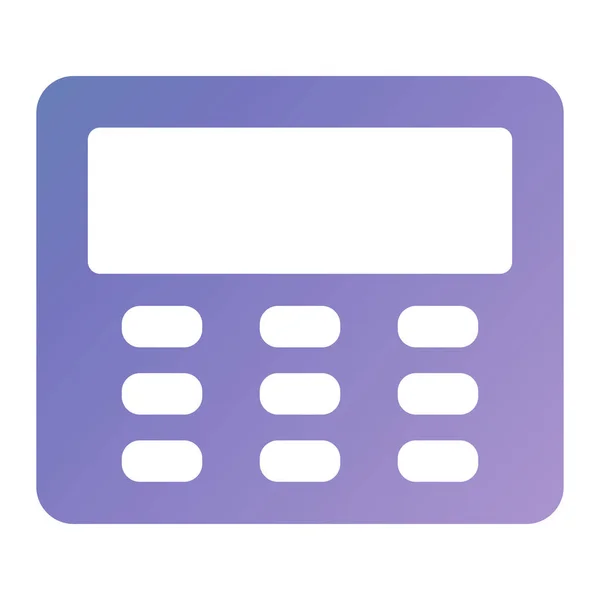 Calculator Pictogram Vector Illustratie — Stockvector