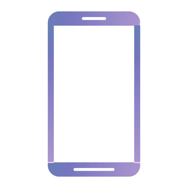 Smartphone Con Diseño Ilustración Vector Teléfono Móvil — Vector de stock