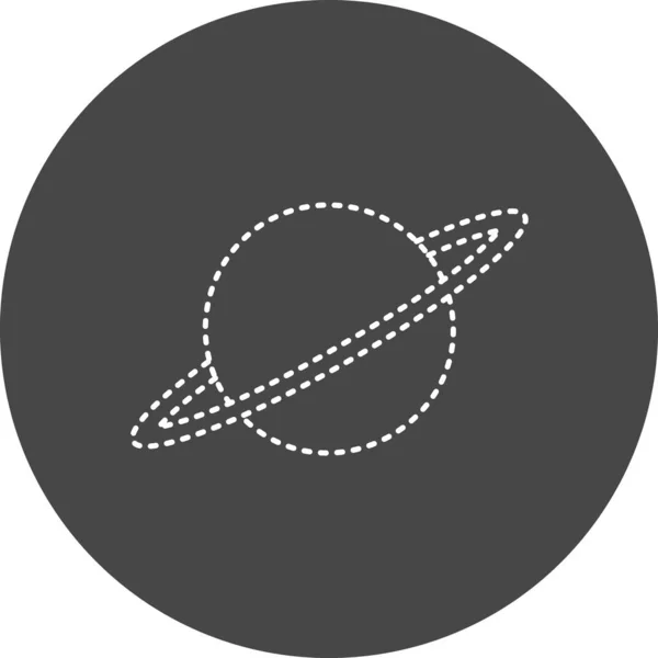 惑星のアイコンベクトル図シンプルなデザイン — ストックベクタ