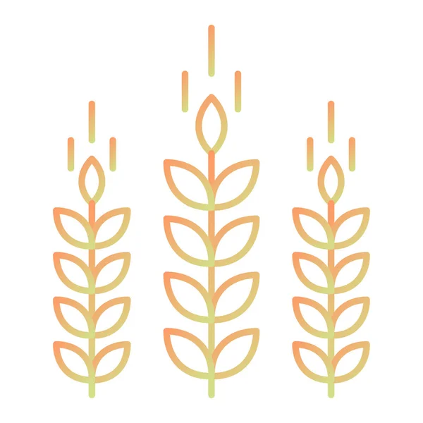 Weizen Symbol Vektor Illustration — Stockvektor