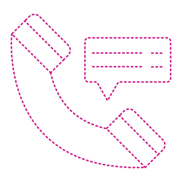 Nachrichten Chat Blase Symbol Vektor Illustration Design — Stockvektor
