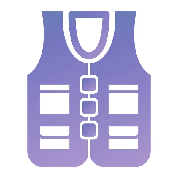 Vest Icon Vector Illustration — Stok Vektör