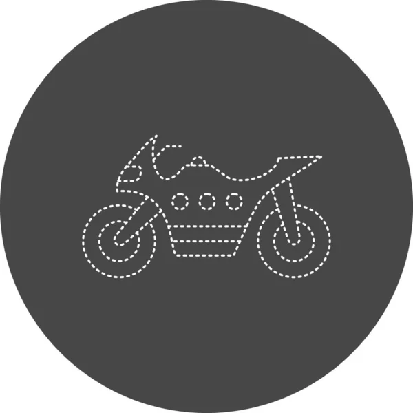 Vector Illustration Heavy Bike Icon — Stockvektor