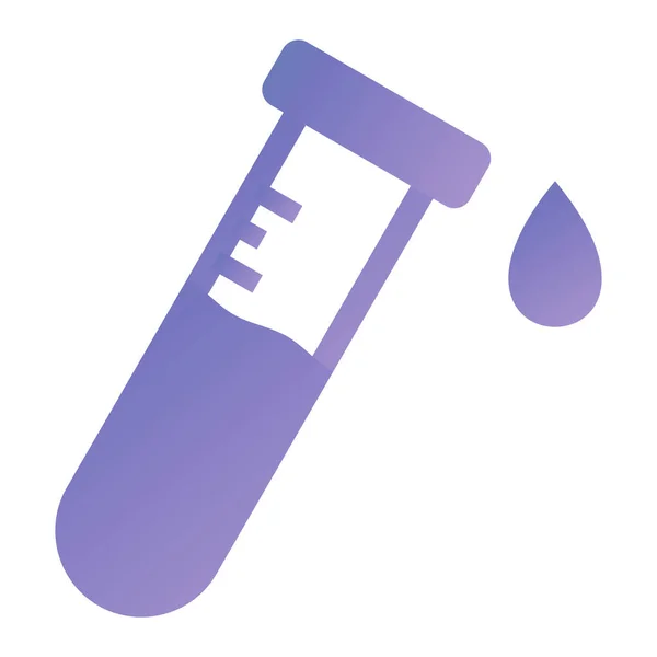 Test Tube Icon Isometric Water Bottle Vector Icons Web Design — Stock vektor