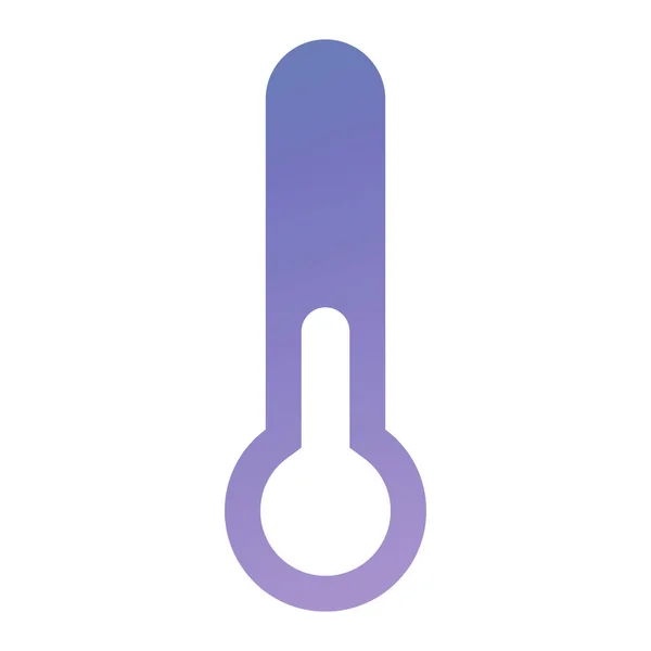 Termómetro Icono Web Diseño Simple — Vector de stock