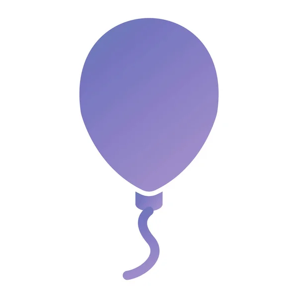 气球图标 白色背景下隔离的网页设计用气球矢量符号等距法 — 图库矢量图片