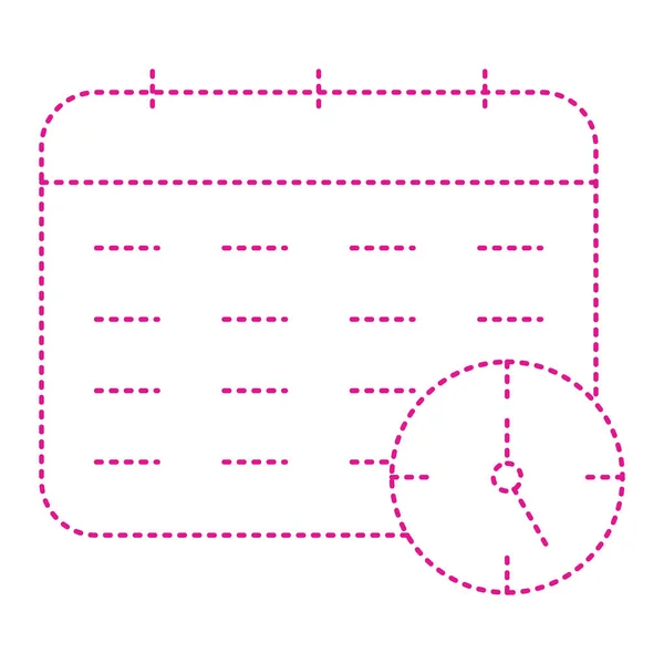 Іконка Планування Календаря Векторний Дизайн Ілюстрації — стоковий вектор