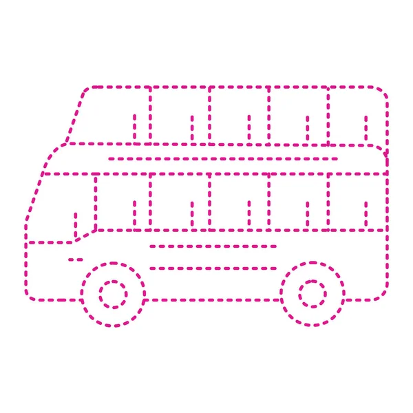 Bus Transport Icon Simple Illustration Car Vector Icons Web Design — Stock Vector