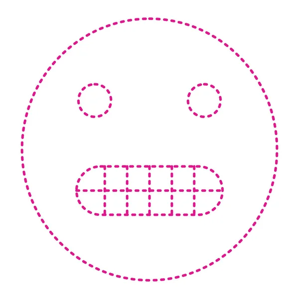 Face Mask Icon Isolated White Background — Stockvektor