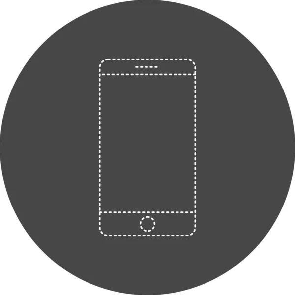 Mobiltelefon Ikon Vektor Illusztráció — Stock Vector