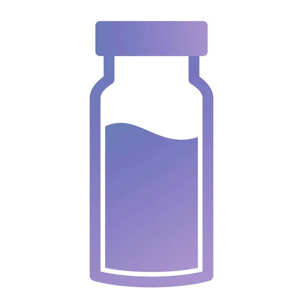 Jar Pills Icon Outline Medical Medicine Bottle Vector Illustration Isolated — Stockový vektor