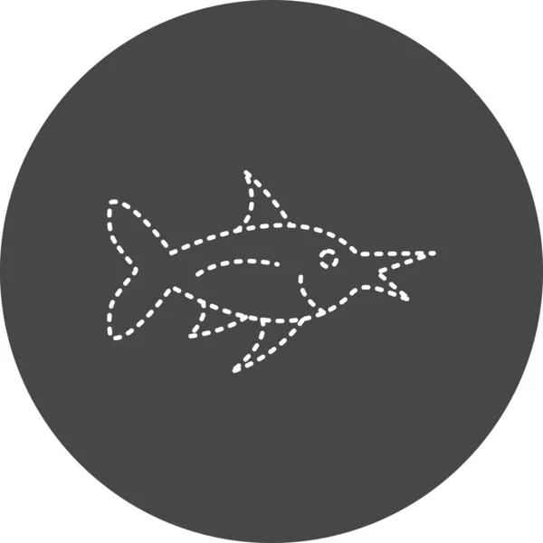 Fish Icon Modern Simple Illustration — Image vectorielle