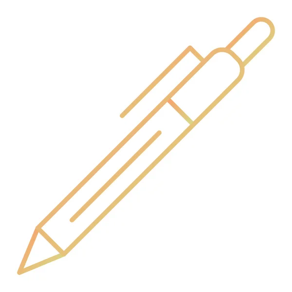 Bleistift Web Symbol Einfache Illustration — Stockvektor