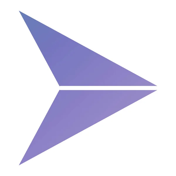 Vector Illustration Purple Blue Arrow — Vettoriale Stock