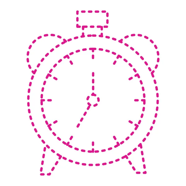 Alarm Clock Icon Flat Design Style Vector Illustration — Archivo Imágenes Vectoriales