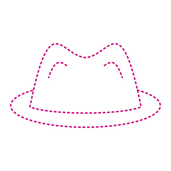 Hat Icon Cartoon Style Isolated White Background Accessory Symbol — Stok Vektör