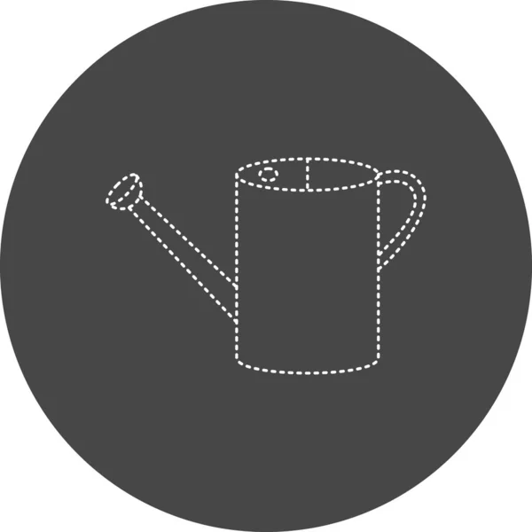 Watering Can Simple Illustration Isolated Background — Archivo Imágenes Vectoriales