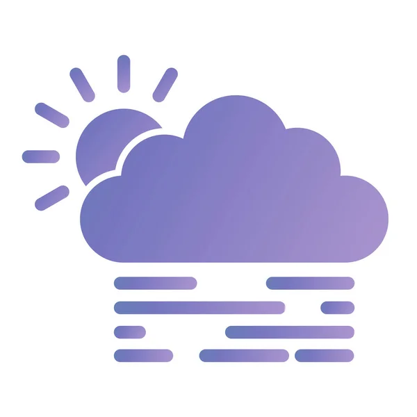 雲の天気 シンプルなデザイン — ストックベクタ