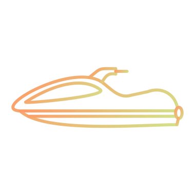 tekne ikonu vektör illüstrasyonu