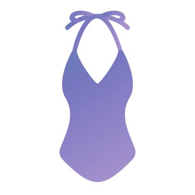 swimsuit icon. simple illustration of clothes vector logo isolated on white background