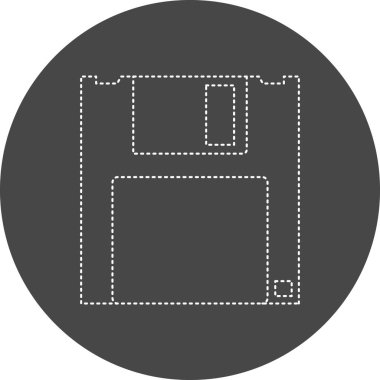 vector illustration of a floppy disk icon