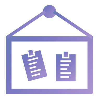 Pano. Web simgesi basit illüstrasyon