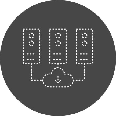 Cloud Recovery. web icon simple design