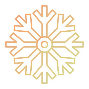 Kar Tanesi ikonu. Web tasarımı