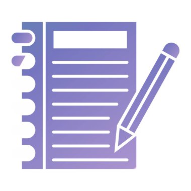 not defteri simgesi vektör illüstrasyonuName