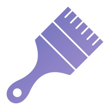 boya fırçası ikonu. vektör illüstrasyonu