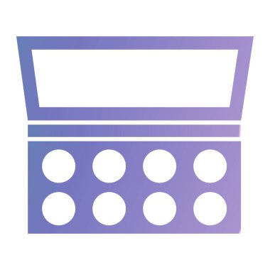 makeup brush icon. cartoon of beauty salon vector icons for web design