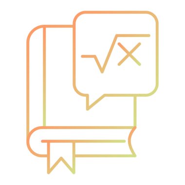 kitap simgesi vektör illüstrasyonu