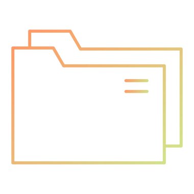 Dosya. Web simgesi basit illüstrasyon