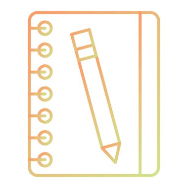 kalem simgesi vektör illüstrasyonu