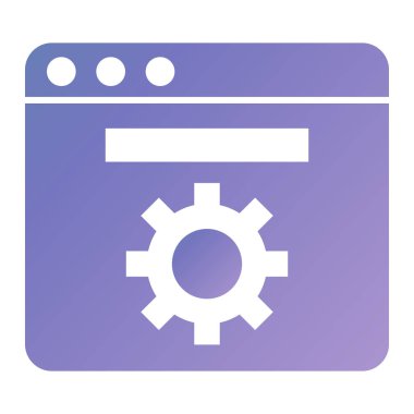 Ayarlama. Web simgesi basit illüstrasyon