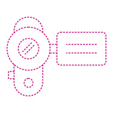 cctv camera icon. outline illustration of webcam vector icons for web