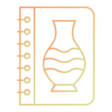 vase icon. outline illustration of jug vector icons for web