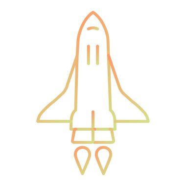 vector rocket icon vector illustration