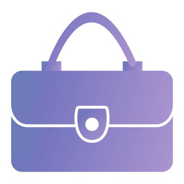 çanta simgesi vektör illüstrasyonu