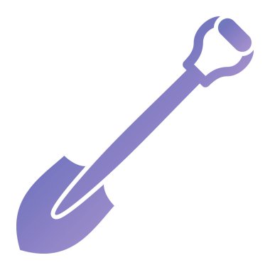 kürek simgesi vektör illüstrasyonu