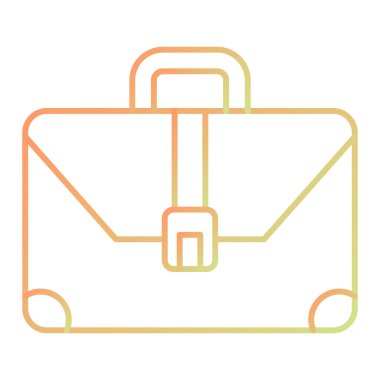 evrak çantası ikonu vektör illüstrasyonu