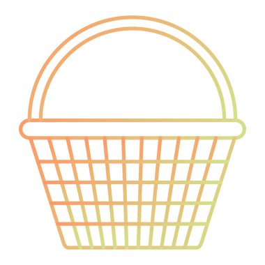 shopping basket icon. simple illustration