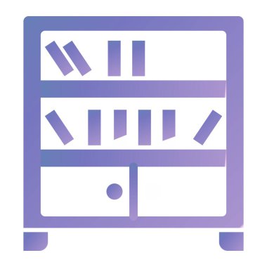 Çekmeceler. Web simgesi basit illüstrasyon