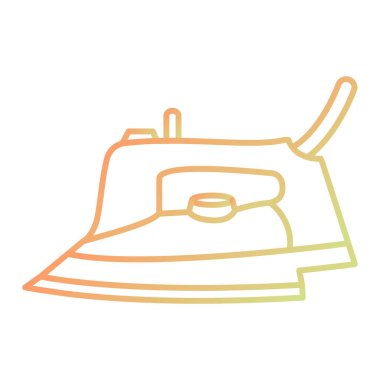 ironing, laundry, cleaning, hook, towel, apron, clothes, iron, line, icon,